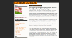 Desktop Screenshot of letthemeatmeat.com